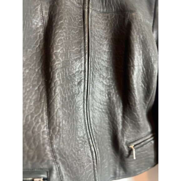 Raffaelo Leather Jacket Xl - Picture 12 of 12